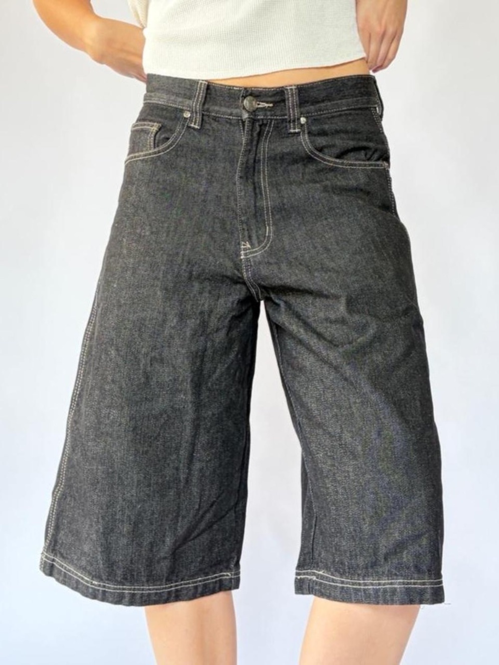 Vintage Jean Shorts Size 32 American Studio